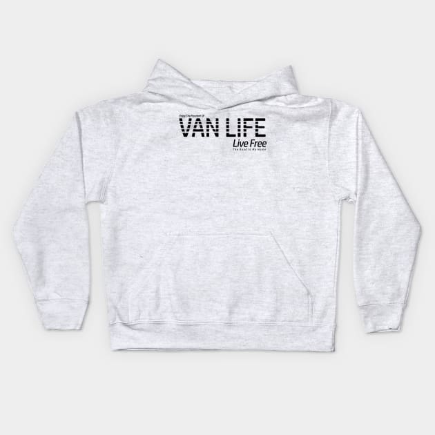 Van Life Kids Hoodie by ShirtFace